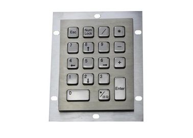 Βιομηχανικό αριθμητικό πληκτρολόγιο 18 ανοξείδωτου μήτρα κλειδιών/καλώδιο IP65 USB αδιάβροχο
